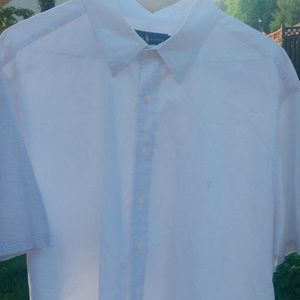 Seersucker White Ralph Lauren button down
